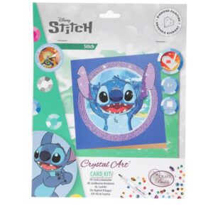 Craft Buddy Stitch 18x18cm Crystal Art Card