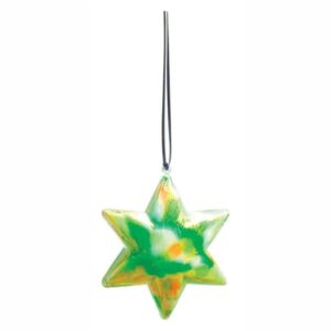 Colorations Decorate Your Own Christmas Star Pendant Set Of 12 Pieces