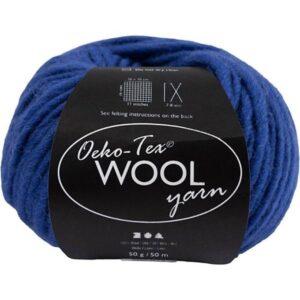 Creativ Company Wool Yarn Blue 50m