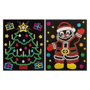 Creative Craft Group Xmas Holographic Dots Sticker Set