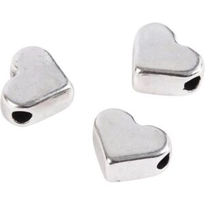 Creativ Company Space Beads Silver Plated 3pcs