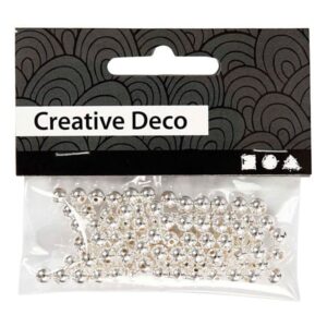 Creativ Company Beads Silver 100pcs