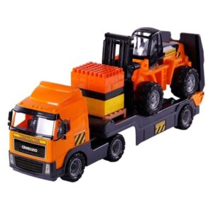 Cavallino Toys Cavallino Truck With Trailer And Forklift Scale 1:16