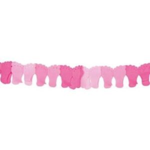 Folat Bv Paper Garland - Pink