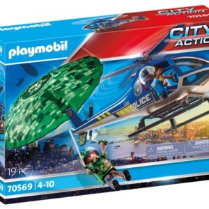 Playmobil Politihelikopter Faldskærm V - 70569