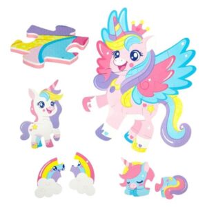 Toi-toys Little Stars Foam Floor Puzzle Unicorn 36 Pcs
