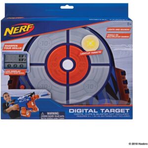 Jazwares Nerf - Elite Strike Og Score Digital Target - Hvid Blå Orange