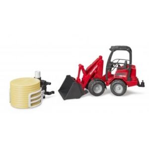 Bruder Sch?ffer Compact Loader 2630 With Bale Gripper And 1 Bale Toy