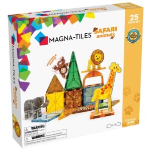 Magna-tiles Safari Animals Magnetic Building Set 25 Pieces