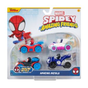 Spidey Amazing Metals Car 4 Pk