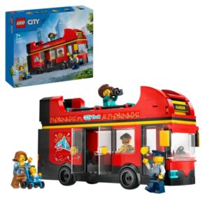 Lego City 60407 Rød Dobbeltdækker-turistbus