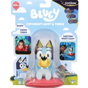 Bluey Bedside Night Light And Torch Buddy By Goglow